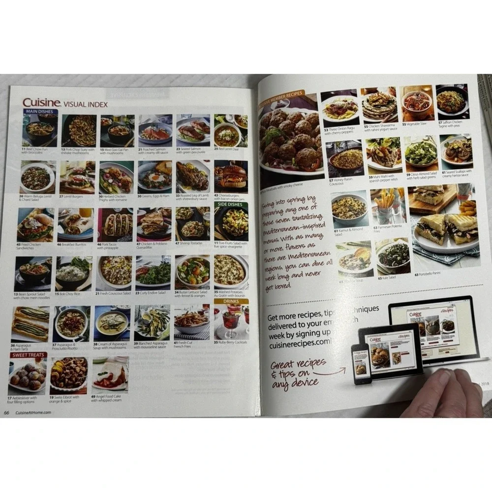 Cuisine at Home Magazine Lot 11 Exclusive Members Edition 2013-2018 Recipes